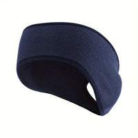 Fleece Earmuffs Headband, Sports Winter Headband For Men And Women