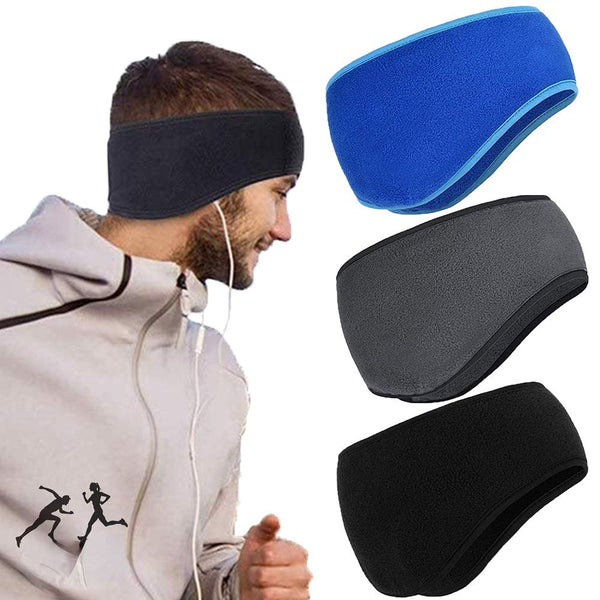 Fleece Earmuffs Headband, Sports Winter Headband For Men And Women