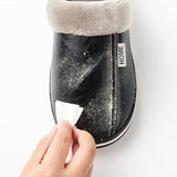 Men's Slippers Home Winter Indoor Warm Shoes Thick Bottom Plush House Slippers Classic Men Cotton Shoes