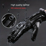 Winter Men Women Cycling Bike Gloves Full Finger Warm Fleece Cold Snow Gloves Windproof Anti-slip Touch Screen Ski Outdoor Sports Gloves
