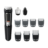 Norelco Philips Multi Groomer All-in-One Trimmer Series 3000-13 Piece Mens Grooming Kit for Beard, Face, Nose, Ear Hair Trimmer and Hair Clipper - NO Blade Oil Needed, MG3740/40