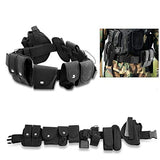 Tactical Security Belt Law Enforcement Modular Equipment System 10 pcs Military Utility Belt Kit with Quick Release Buckle