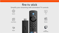 Amazon Fire TV Stick, HD, sharp picture quality, fast streaming, free & live TV, Alexa Voice Remote with TV controls