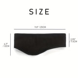 Fleece Earmuffs Headband, Sports Winter Headband For Men And Women