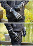 Winter Men Women Cycling Bike Gloves Full Finger Warm Fleece Cold Snow Gloves Windproof Anti-slip Touch Screen Ski Outdoor Sports Gloves