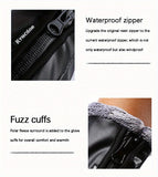 Winter Men Women Cycling Bike Gloves Full Finger Warm Fleece Cold Snow Gloves Windproof Anti-slip Touch Screen Ski Outdoor Sports Gloves