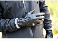 Winter Men Women Cycling Bike Gloves Full Finger Warm Fleece Cold Snow Gloves Windproof Anti-slip Touch Screen Ski Outdoor Sports Gloves