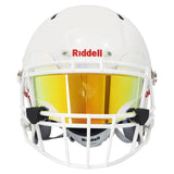 Clear Gold Football Visor, Football Helmet Visor for Adults&Youth, Eye Shield Visor with Football Visor Clips, Easy Install Football Visors for Helmet Football Protection Gear