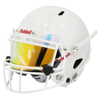 Clear Gold Football Visor, Football Helmet Visor for Adults&Youth, Eye Shield Visor with Football Visor Clips, Easy Install Football Visors for Helmet Football Protection Gear