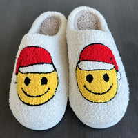 Cartoon Christmas Deer Slippers - Easy Slip-On, Comfortable Round Toe, Anti-Slip, Ultra-Soft Fuzzy, Warm and Toasty, Plush and Cozy - Perfect for Home Wear, Ideal Indoor Shoes for Cold Winter Days