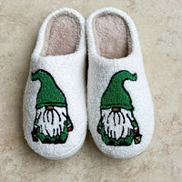 Cartoon Christmas Deer Slippers - Easy Slip-On, Comfortable Round Toe, Anti-Slip, Ultra-Soft Fuzzy, Warm and Toasty, Plush and Cozy - Perfect for Home Wear, Ideal Indoor Shoes for Cold Winter Days