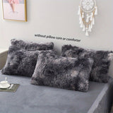 3pcs Soft Plush Duvet Cover Set for Winter - Thickened Bedding for Bedroom and Guest Room - Includes 1 Duvet Cover and 2 Pillowcases (Core Not Included)