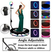 US Local Video 360 Picture Booth Portable Rotate 360 Camera 360 Photobooth