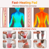 Electric Heating Pad Physiotherapy Thermal Blanket Temperature Control Hot Compress Waist Back Body Hand Winter Warmer