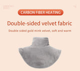 Electric Heating shoulder Neck Pad Massager USB Cervical Brace Wrap Thermal Compress Relieve Pain Fatigue Warm Back Brace Tool