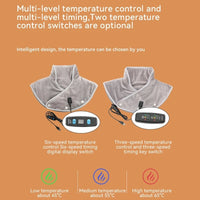 Electric Heating shoulder Neck Pad Massager USB Cervical Brace Wrap Thermal Compress Relieve Pain Fatigue Warm Back Brace Tool