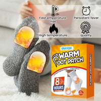 6 Pcs Body Warmer Stick Lasting Heat Patch Keep Hand Leg Foot Warmer Paste Pads Heating Pad Outdoor Activities