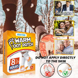 6 Pcs Body Warmer Stick Lasting Heat Patch Keep Hand Leg Foot Warmer Paste Pads Heating Pad Outdoor Activities