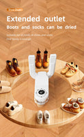 Q1 Household Shoe Warmer Heater Quick Drying Deodorizing Sterilizing Shoe Dryer  Intelligent Timer Shoe Dryer  Adjustable Dryer
