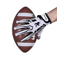 Non-Slip Grip 1Pair Football Gloves Adjustable Wristband