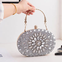 Luxury Bag Party Handbag with Metal Handle