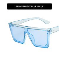 Fashion large frame conjoined sunglasses