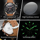 Quartz Watch Business Multi functional Waterproof