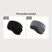 Fleece Earmuffs Headband, Sports Winter Headband For Men And Women