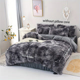 3pcs Soft Plush Duvet Cover Set for Winter - Thickened Bedding for Bedroom and Guest Room - Includes 1 Duvet Cover and 2 Pillowcases (Core Not Included)