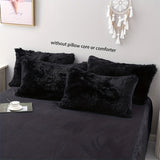 3pcs Soft Plush Duvet Cover Set for Winter - Thickened Bedding for Bedroom and Guest Room - Includes 1 Duvet Cover and 2 Pillowcases (Core Not Included)